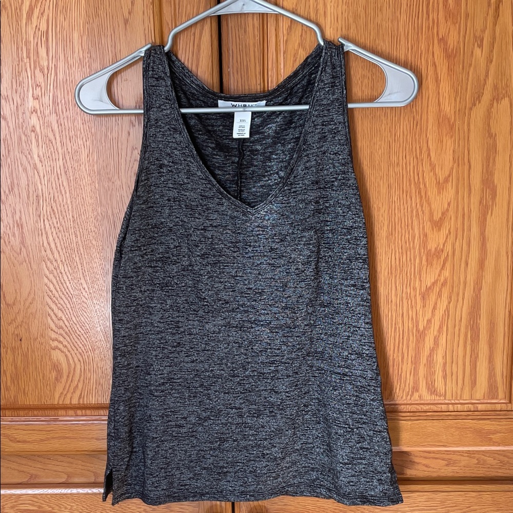 White House Black Market Dark Gray Tank Top